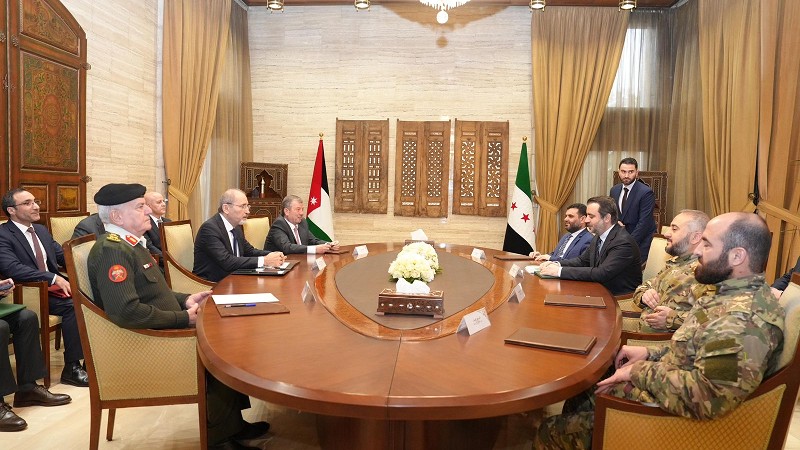 الصفدي والحنيطي وحسني في دمشق .. وبيان أردني سوري مشترك – تفاصيل