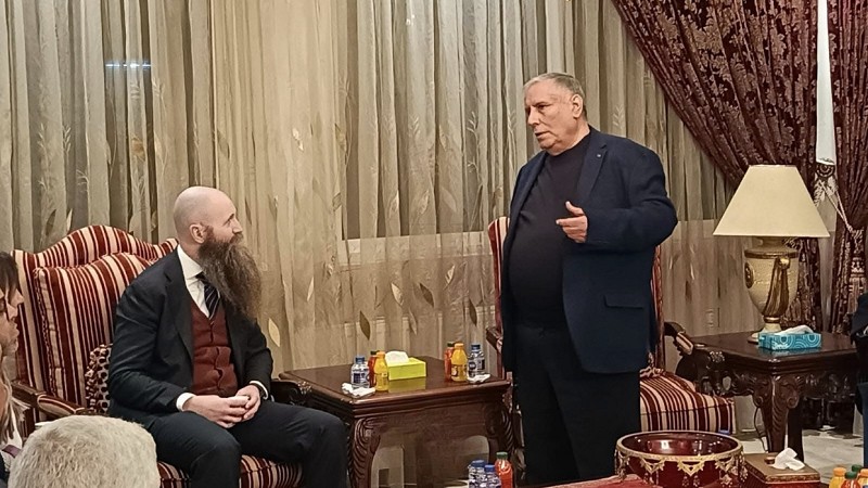  العجارمة يستقبلون السفير الأمريكي في أم البساتين - صور 