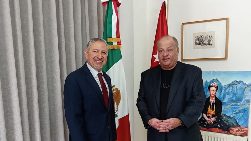 سماوي يلتقي السفير المكسيكي لدى الأردن